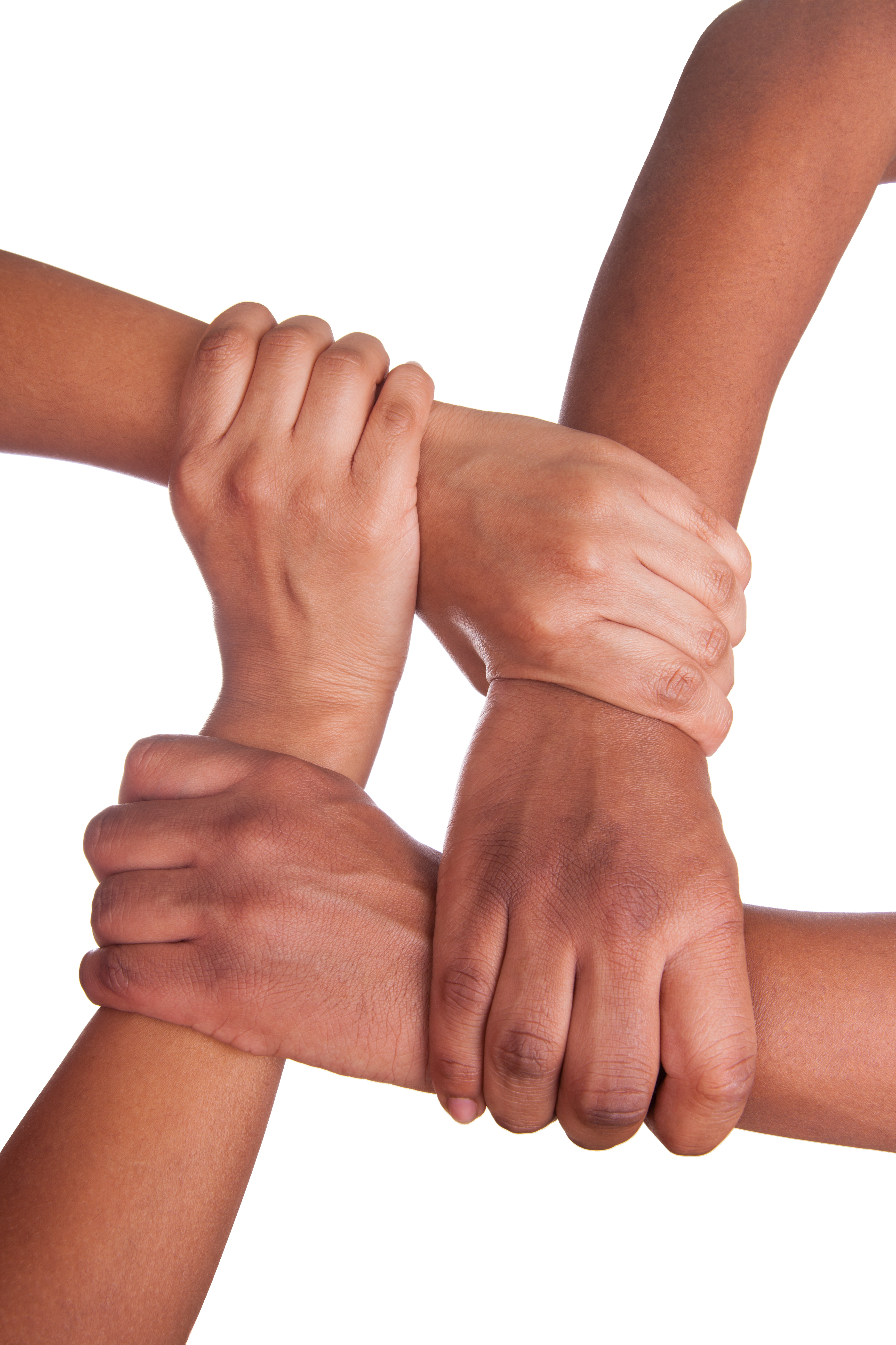 african hands isolated